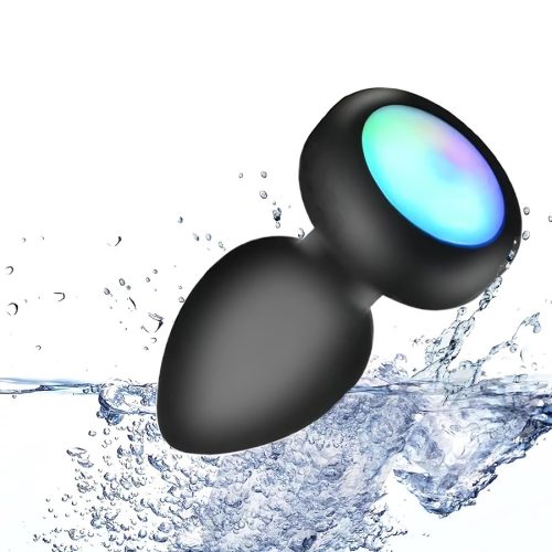 Mrow - világító, rádiós fekete anál vibrátor