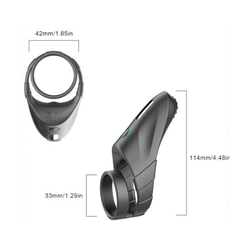 Dual Vibe akkus vibrációs péniszgyűrű