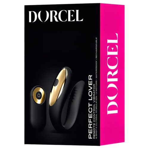 Dorcel Perfect Lover - fekete akkus rádiós párvibrátor 