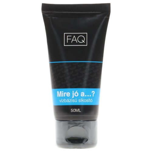 FAQ - Mire jó a…? vízbázisú síkosító - 50 ml