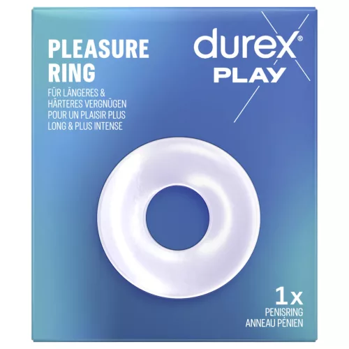 Durex Pleasure Ring - átlátszó péniszgyűrű