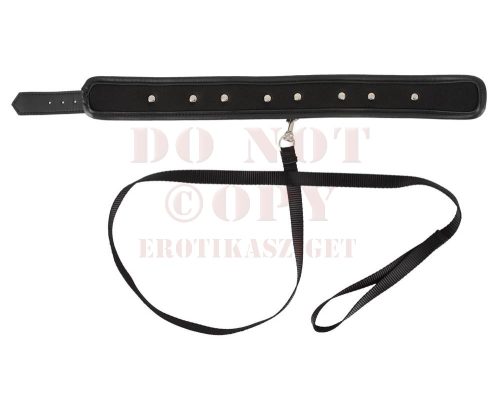 Vegan Fetish szegecses nyakörv pórázzal