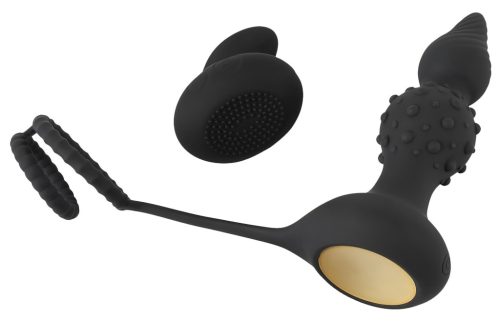 Rebel 2in1 - akkus, rádiós anál vibrátor péniszgyűrűvel