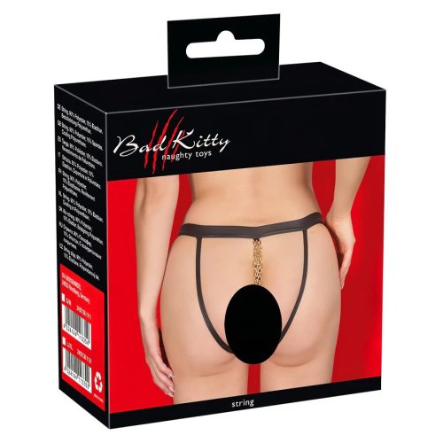 Bad Kitty láncos nyitott női alsó - S/M