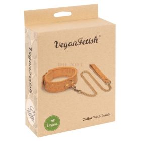 Vegan fetish nyakörv pórázzal Vegan fetish nyakörv pórázzal