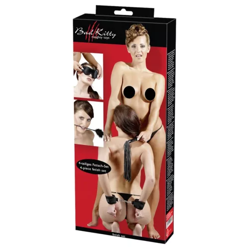 Bad Kitty - fekete szado-mazo szett
