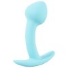 Cuties mini butt plug - szilikon kék anál tágító