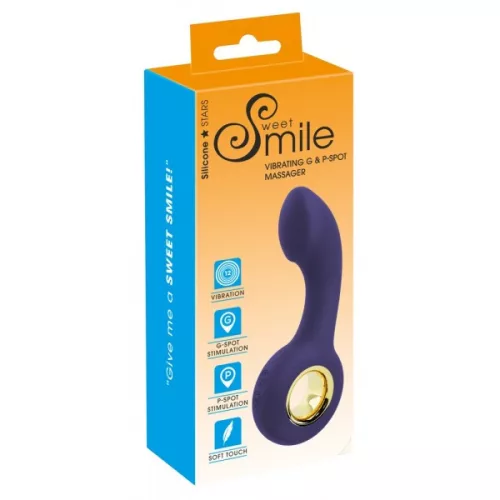 Smile akkus G és P pont vibrátor - lila