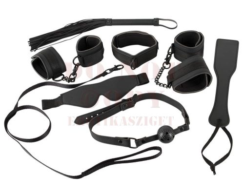 Bad Kitty 8 részes fekete kötöző szett