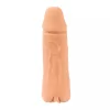 Nature Skin péniszhosszabbító és maszurbátor egyben - 18 cm