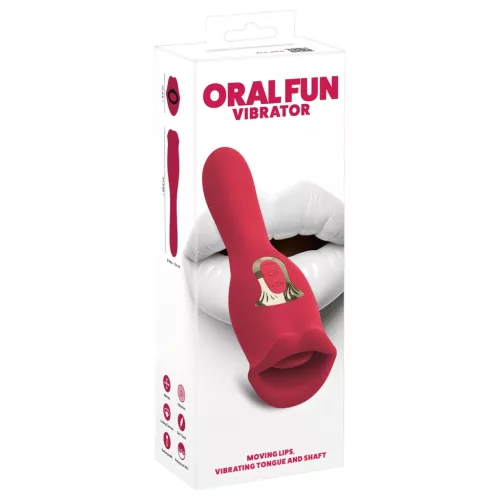 You2Toys - pink 2in1 nyelves vibrátor
