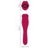 You2Toys - pink 2in1 nyelves vibrátor