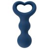 Magic Shiver - gömbös kék anál plug - öko kiszerelés
