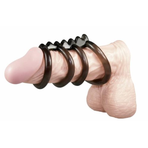 Bad Kitty - tüskés, négyszeres péniszgyűrű