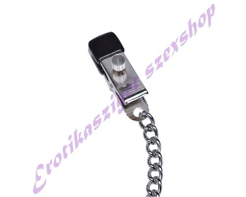 Állítható bimbócsipesz lánccal