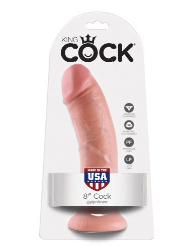 King Cock élethű letapasztható dildó - 20 cm