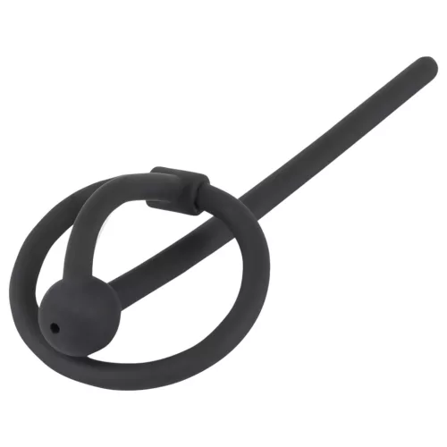 Penisplug - szilikon makkgyűrű üreges dilátorral