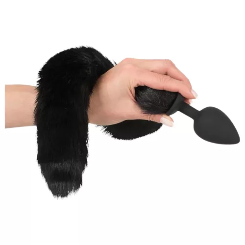 Anál dildó cicafarokkal és cicafüllel - Bad Kitty