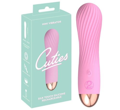 Cuties mini tölthető vízálló vibrátor - spirálos