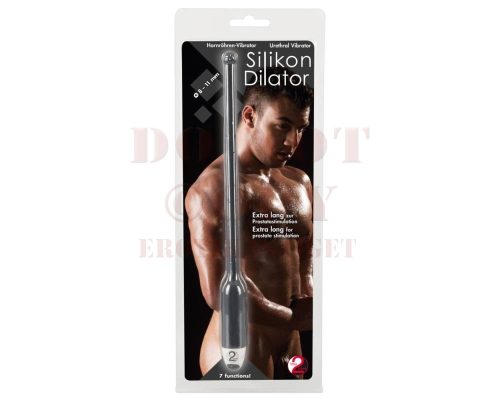 Dilator hosszú szilikon húgycsővibrátor - ( 8-11 mm )