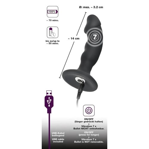 Black Velvet tölthető pénisz vibrátor