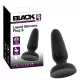 Black Velvets - fekete szilikon anál plug  - S