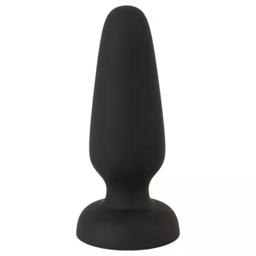 Black Velvets - fekete szilikon anál plug  - S