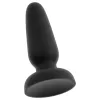 Black Velvets - fekete szilikon anál plug  - S
