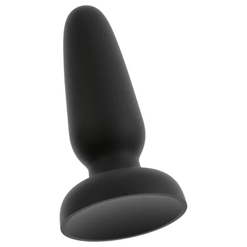 Black Velvets - fekete szilikon anál plug  - S