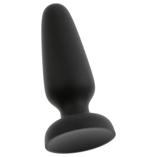 Black Velvets - fekete szilikon anál plug  - L