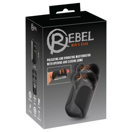 Rebel - lüktető, vibrációs maszturbátor férfiaknak