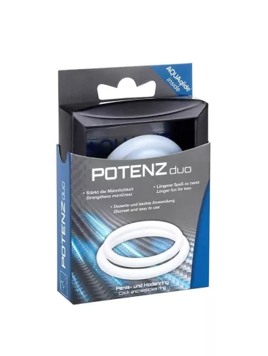 Potenz duo- szilikon erekciógyűrű párban
