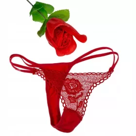 Piros rózsa tanga