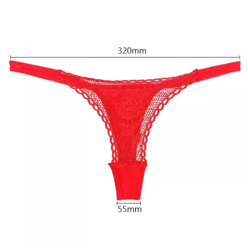 Piros rózsa tanga