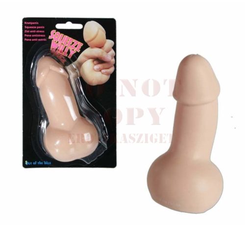 Fütyi alakú stresszoldó labda - Squeeze Willy