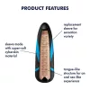  Satisfyer Men maszturbátor betét - Lusty Tongues