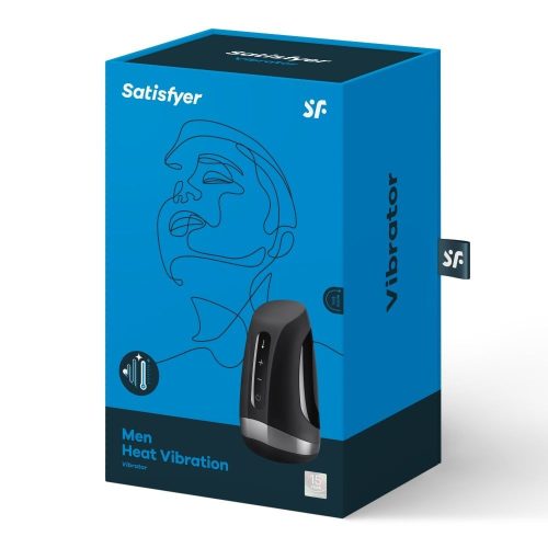 Melegítős tölthető makk vibrátor - Satisfyer Men Heat