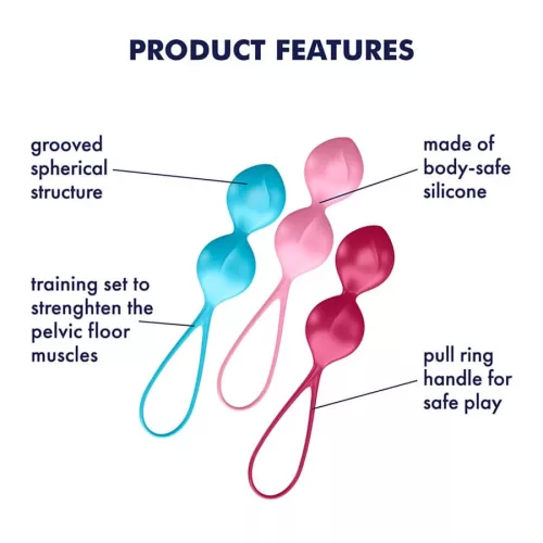 Satisfyer V Balls- szilikon gésagolyó szett