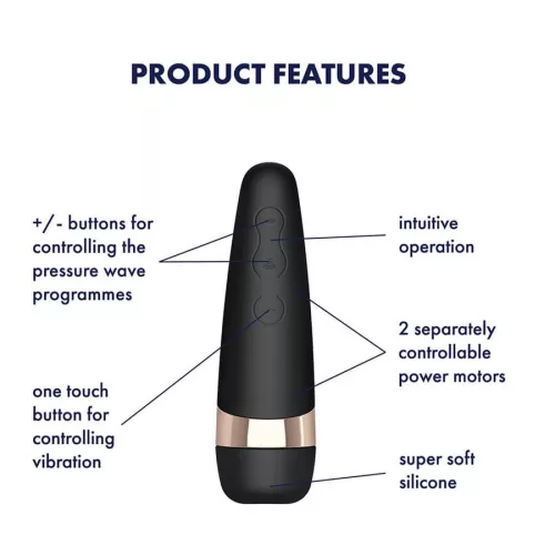 Satisfyer PRO 3+ akkus csiklóizgató vibrátor 