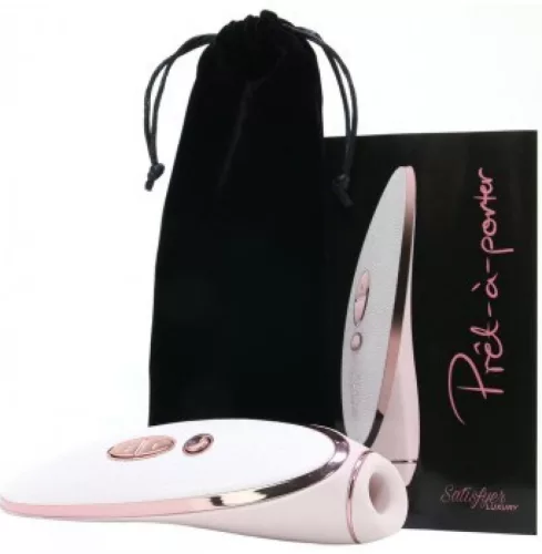 Satisfyer Luxury Pret akkus csiklóizgató - fehér