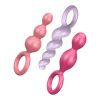 Satisfyer színes  anál füzér szett