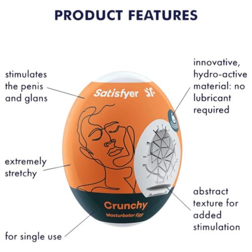 Satisfyer egg Crunchy tojás maszturbátor