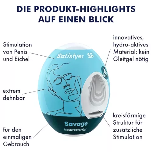 Satisfyer egg Savage tojás maszturbátor
