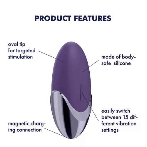 Satisfyer akkus csiklóizgató- Purple Pleasure