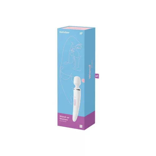 Satisfyer Woman Wand tölthető masszírozó - fehér