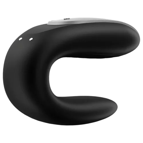 Satisfyer Double Fun okos vízálló párvibrátor - fekete