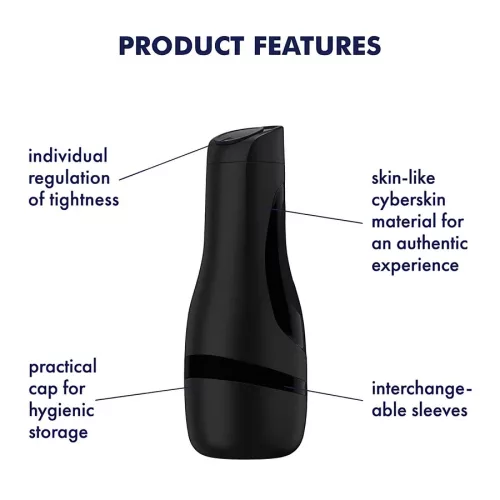 Satisfyer Men Classic - kézi szívó maszturbátor