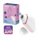 Okos vízálló csiklóizgató fehér vibrátor - Satisfyer Love Triangle