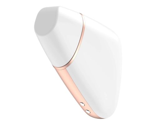 Okos vízálló csiklóizgató fehér vibrátor - Satisfyer Love Triangle