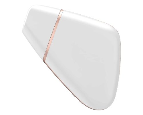 Okos vízálló csiklóizgató fehér vibrátor - Satisfyer Love Triangle